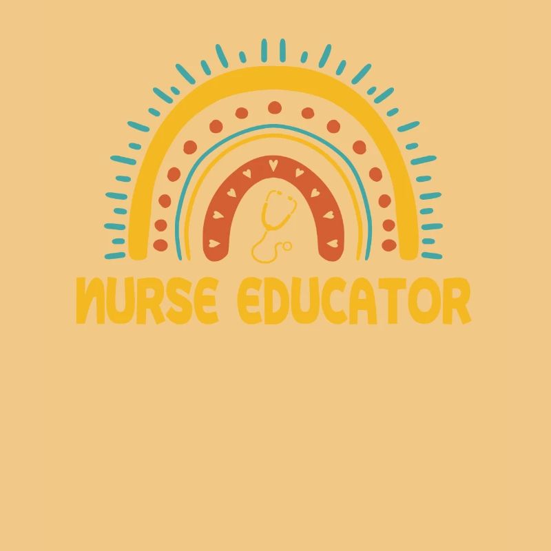 Infirmière instructrice Boho Rainbow