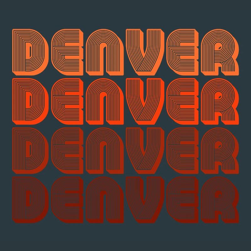 Modèle rétro Denver Gradient
