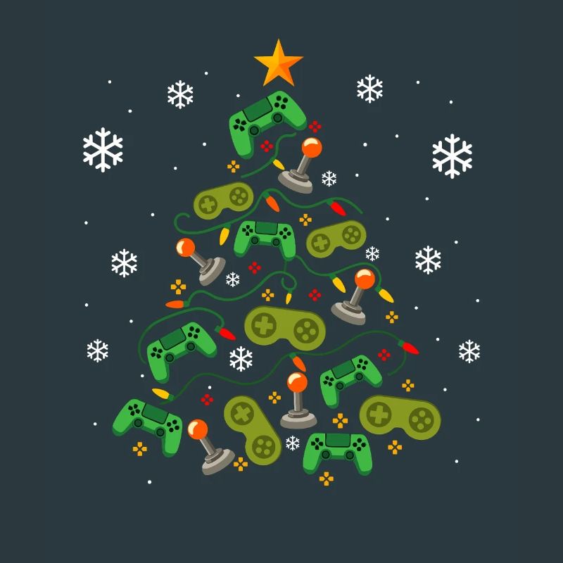Weihnachtsbaum Controller Gaming Lover Gamer