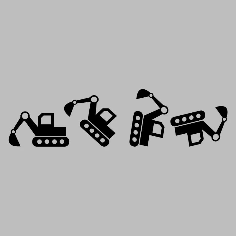 Bagger Baggerfahrer baggern Bauarbeiter Geschenk