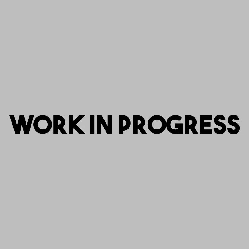 work in progress