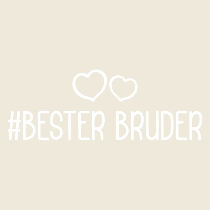 Bester Bruder Herzen Liebe