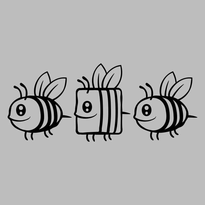Comic Bienen bee different
