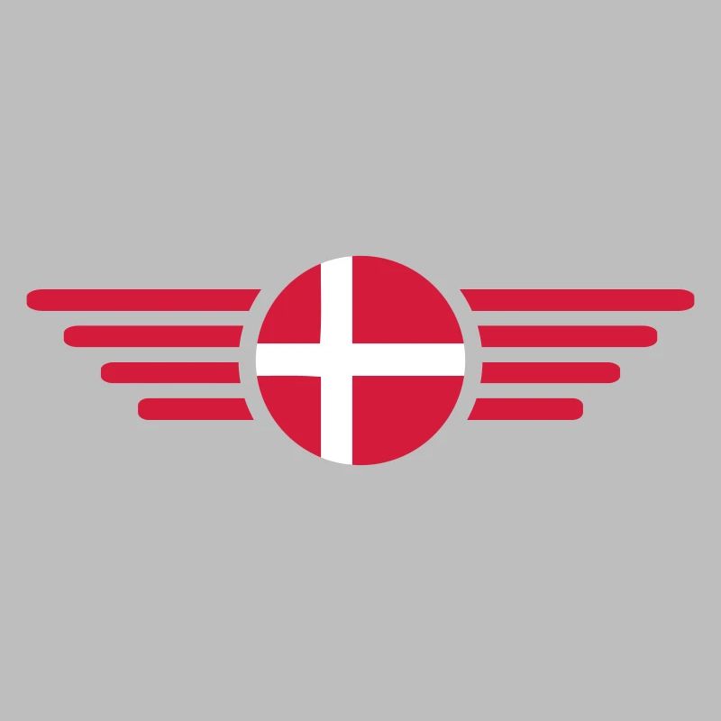 J’aime le Danemark, T-shirt design de style élégance