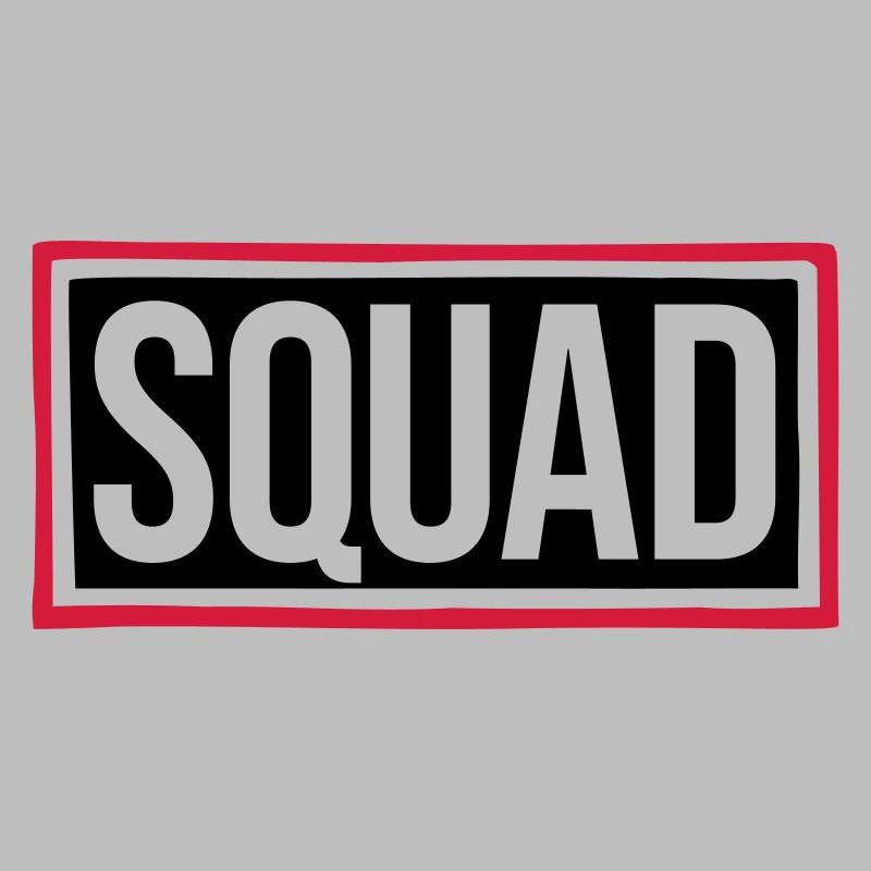 Squad Text Leader Schild