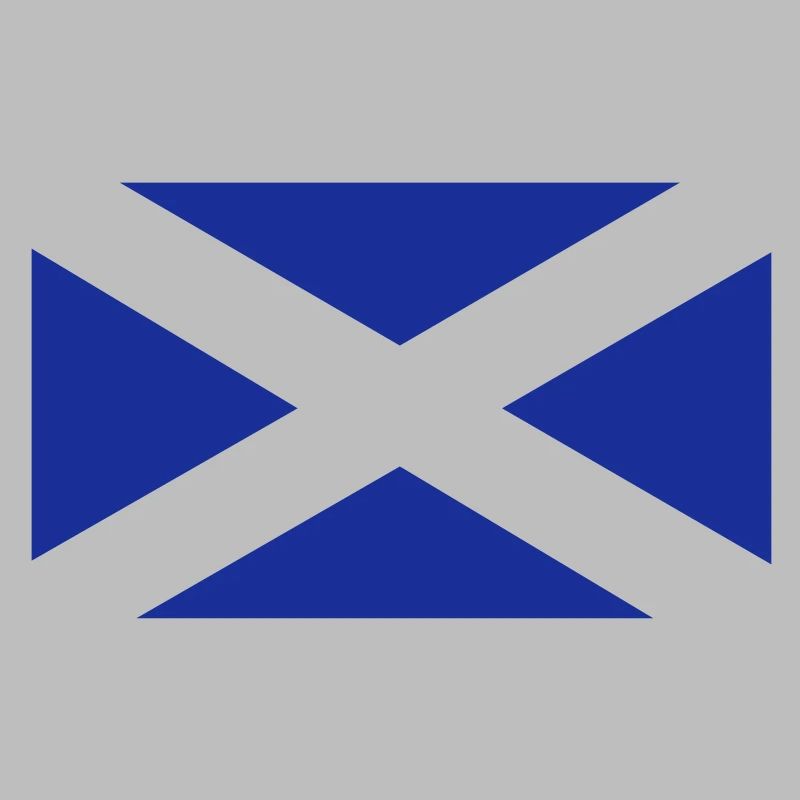Écossais drapeau d'une couleur