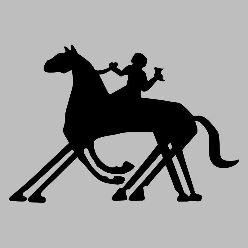 odin on sleipnir scandinavian viking symbol