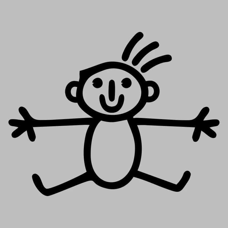 Strichmännchen Junge