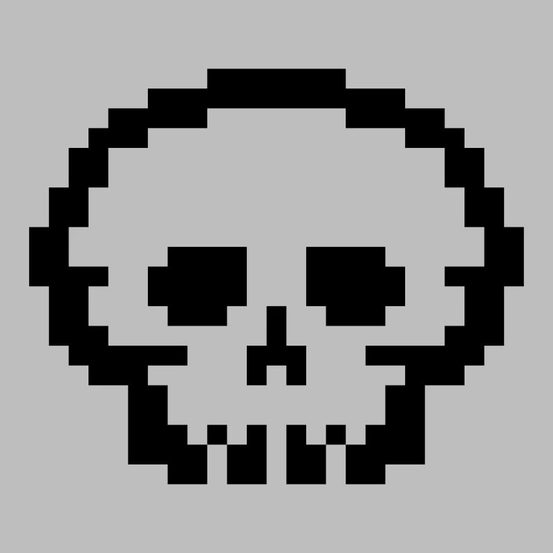 Crâne de pixel