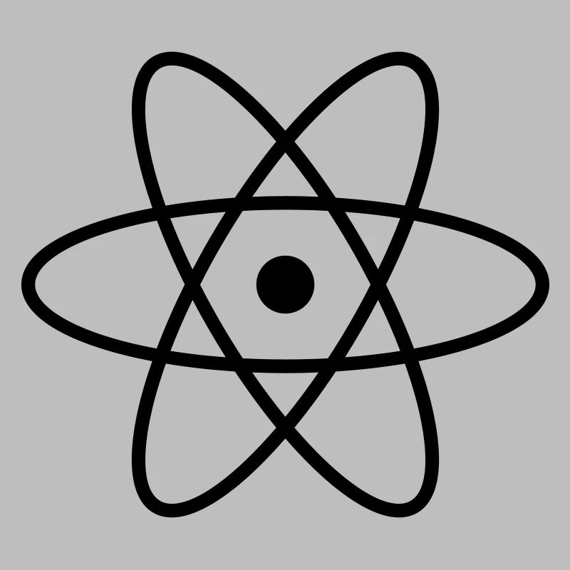 Atom Symbol Idee Geschenk Zeichen Physik
