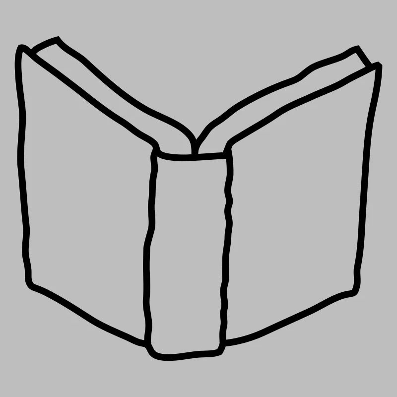 Comic open novel book