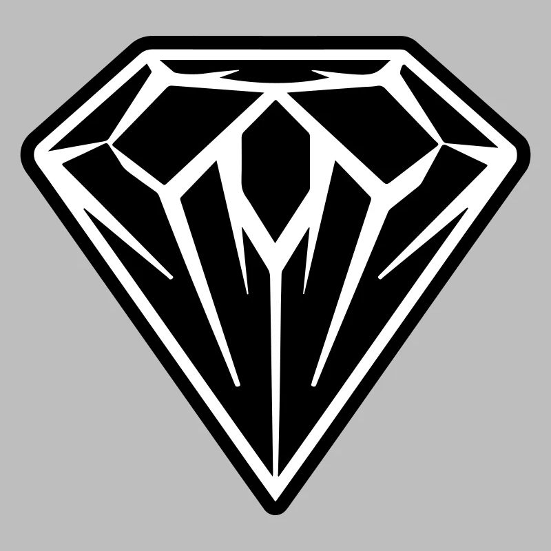 Logo symbole de diamant