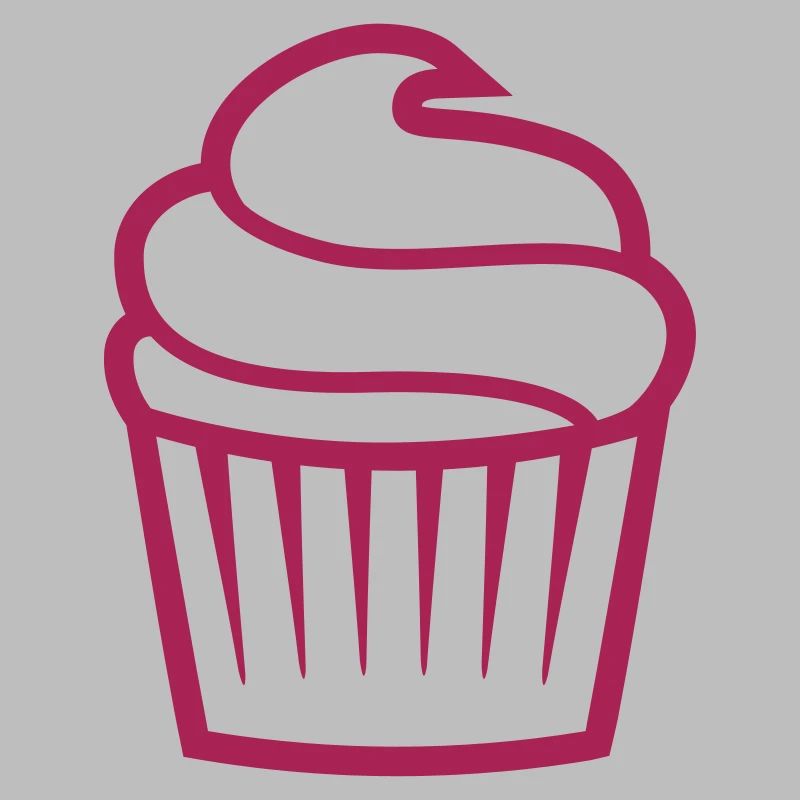Cupcake einfarbig