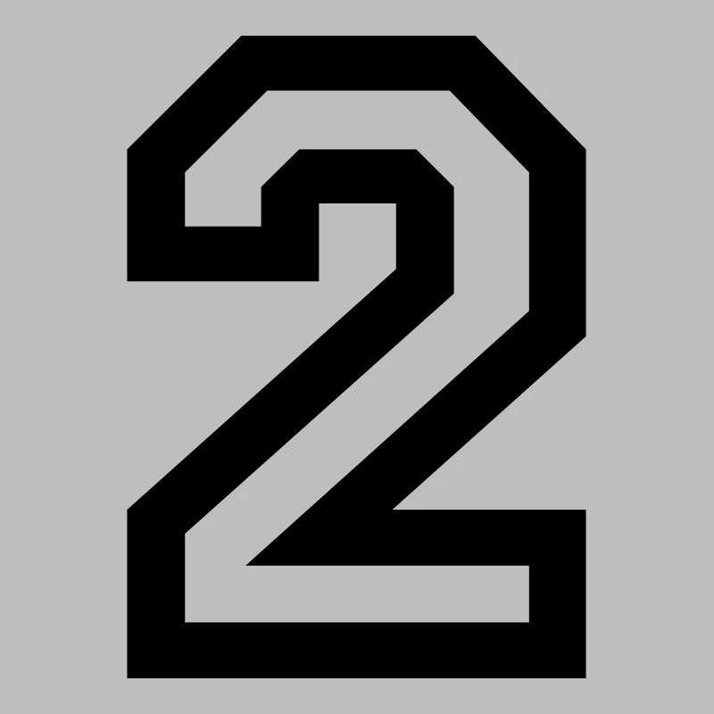 number - 2 - two