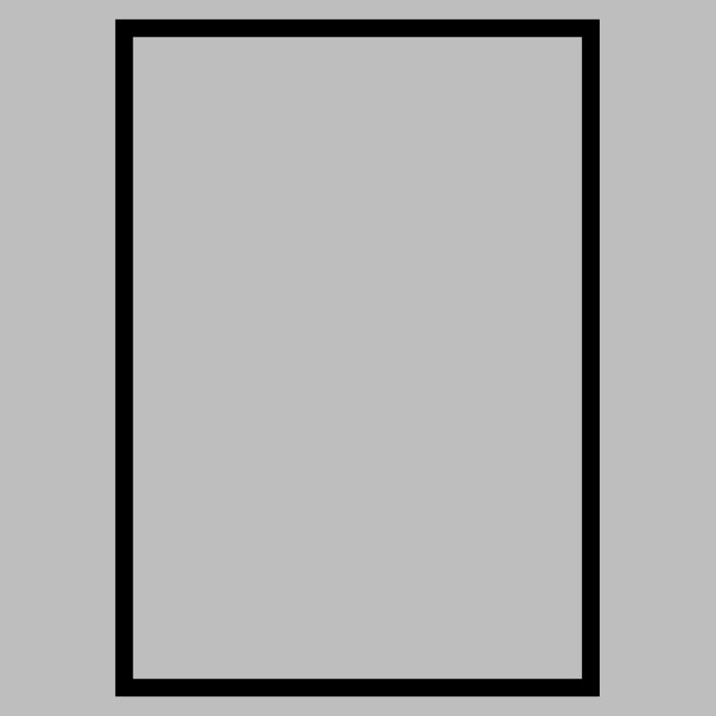 Mathématiques - icône rectangle