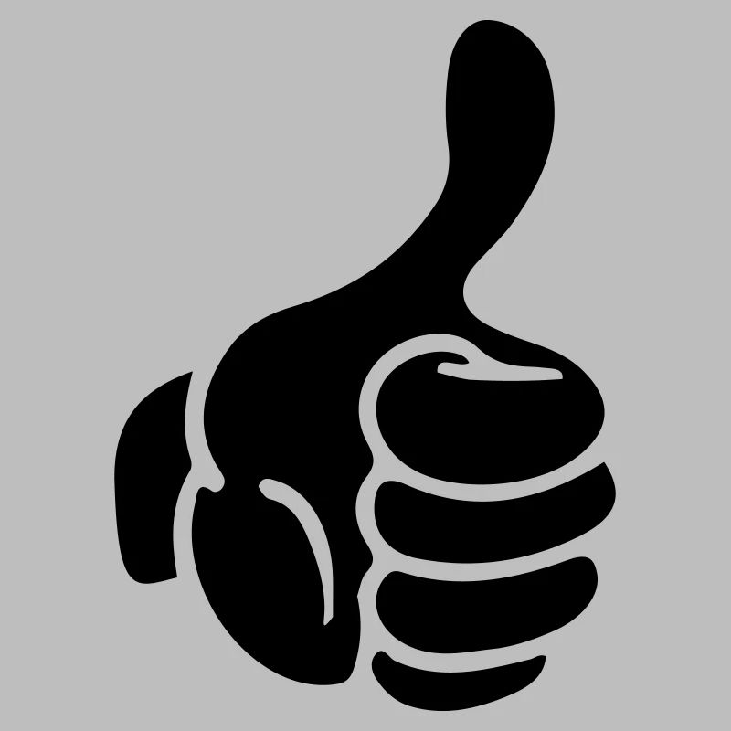 hand thumb like comic