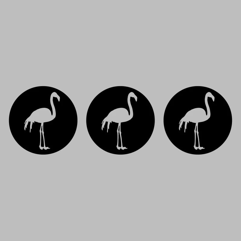 Conception de flamants roses