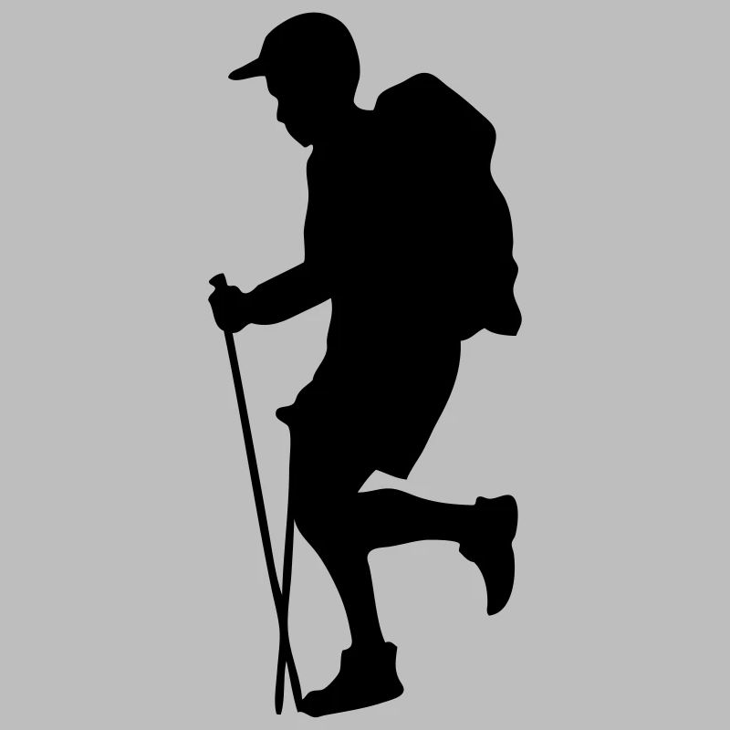 Wanderer Nordic-Walking-Wanderung