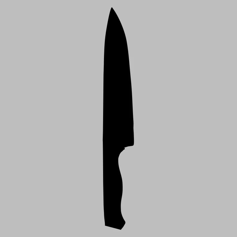 Silhouette de couteau