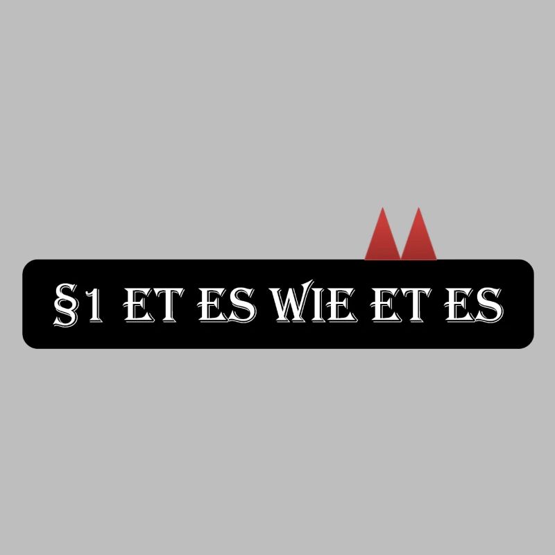 Article 1: Et it as et. - Et Kölsche
