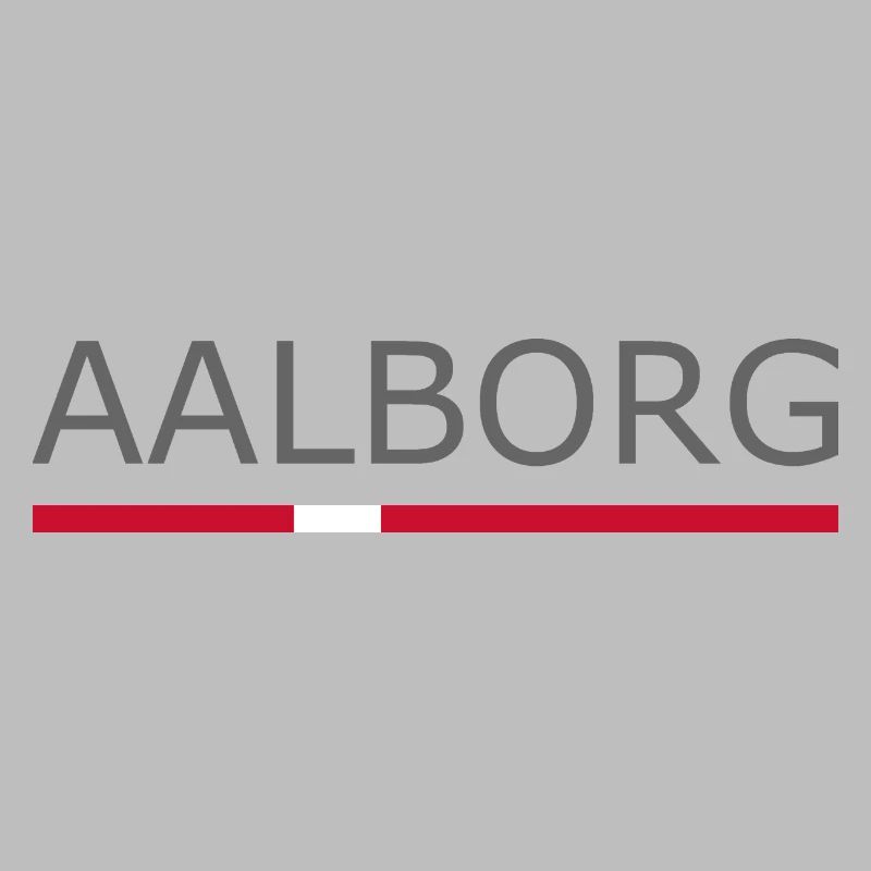 Aalborg - Drapeau du Danemark - Dänemark