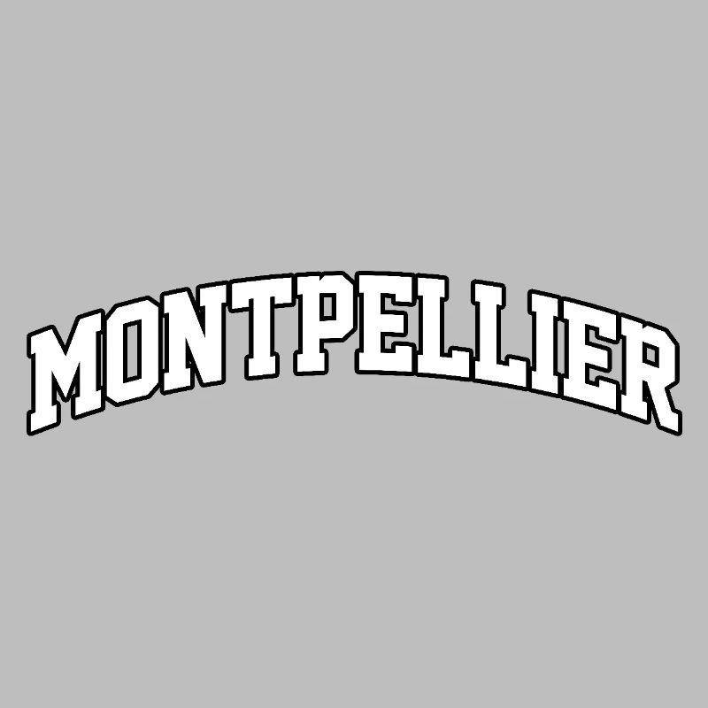 Montpellier logo: Mediterranean collegiate design