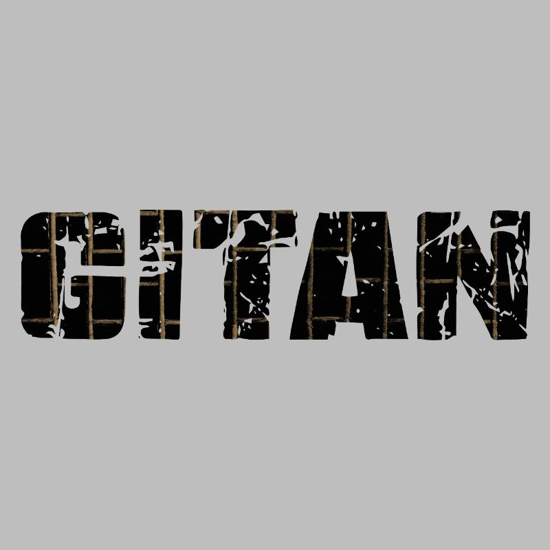 Gitan Grunge motif brique brun