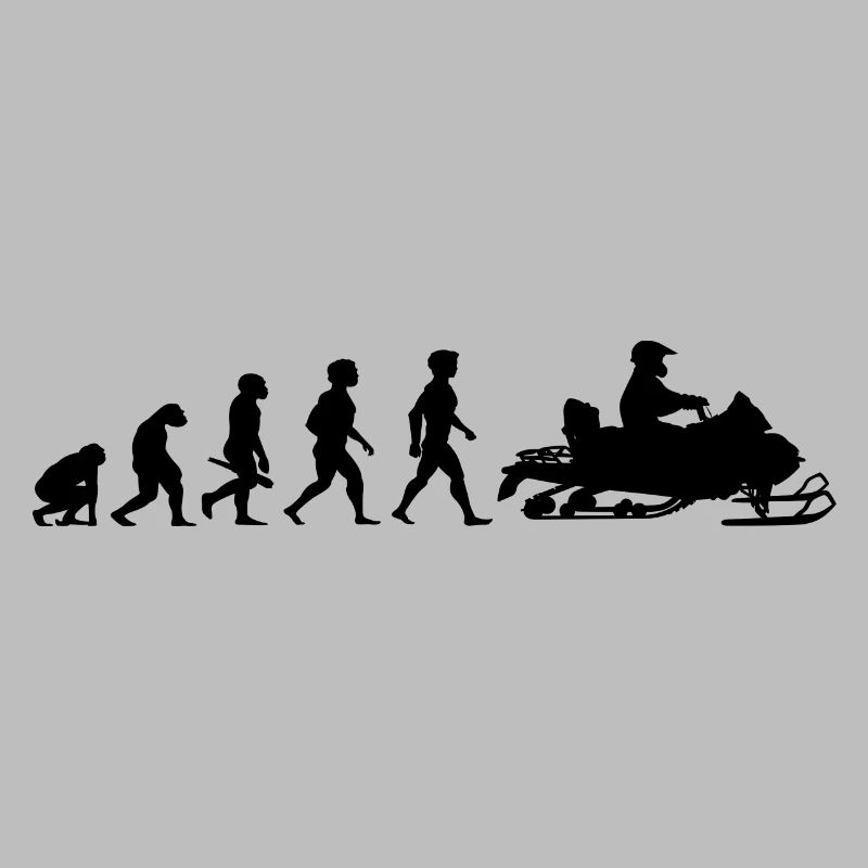 Evolution snowmobile winter snowmobile
