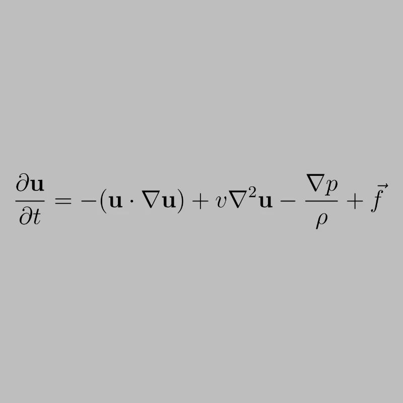 fluid dynamics equation.