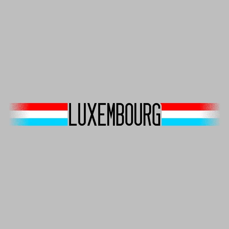 Luxembourg Drapeau / bannière 005 conceptions rondes