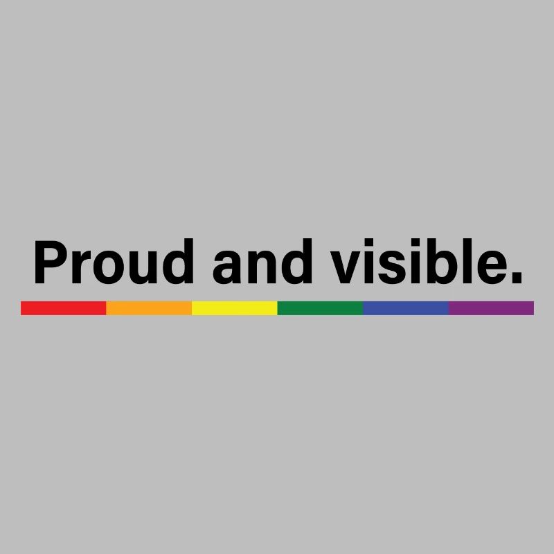 Fier et visible