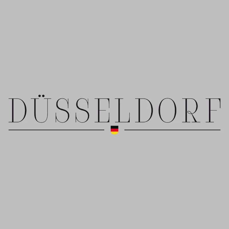 Dusseldorf, Germany Elegance T-Shirt