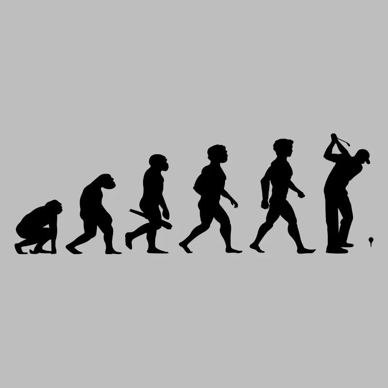 Evolution Golf Golfer Golfspieler Golfplatz