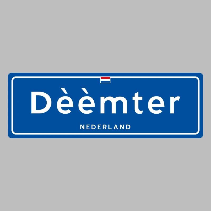 Panneau de nom de lieu Dèèèmter (Deventer)
