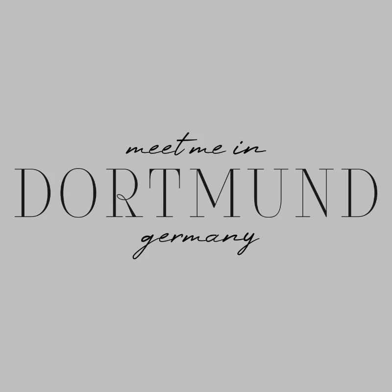 Dortmund Germany Elegance Style Design T-Shirt