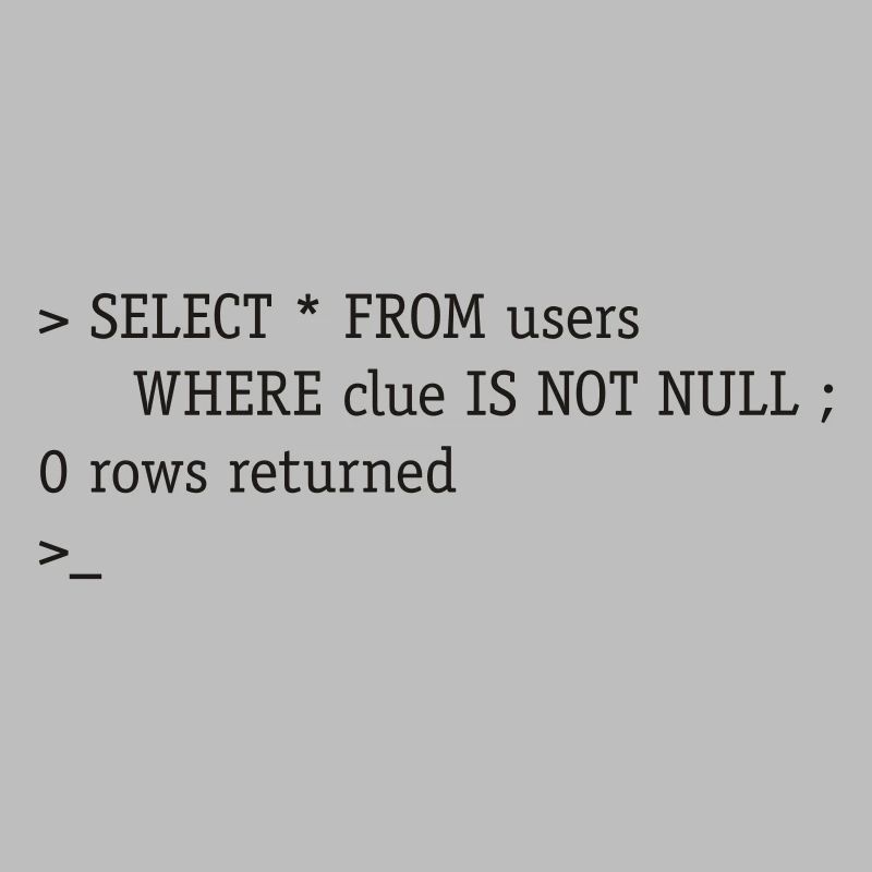 SQL No Clue
