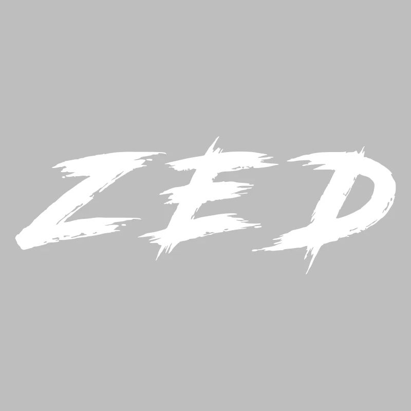 ZEDLETTRAGEBLANC