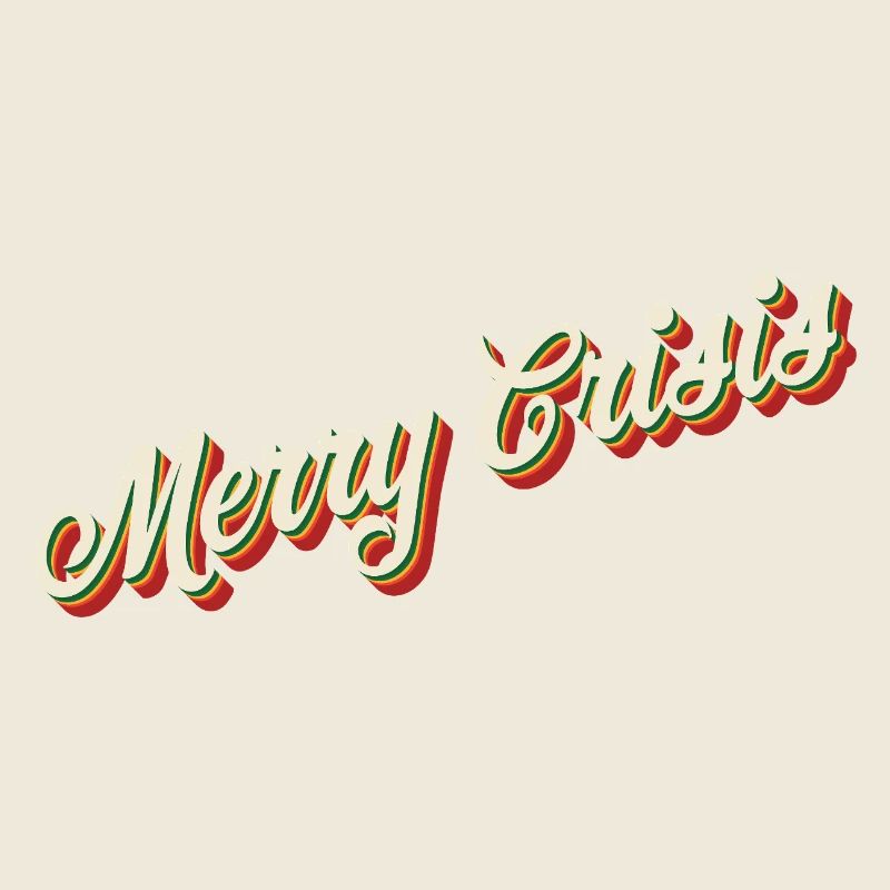 Conception de Noël Merry Crisis