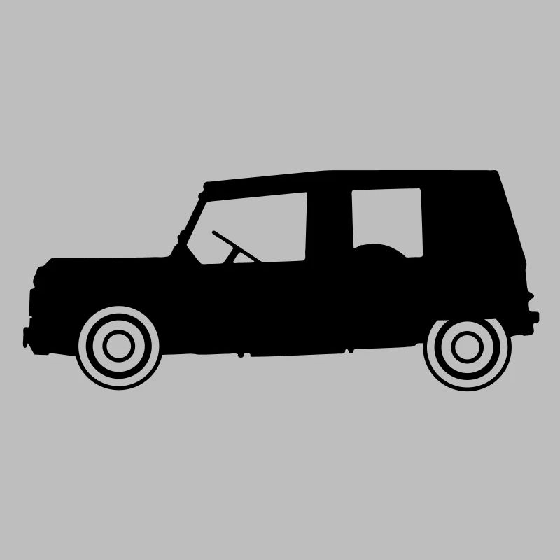 Méhari noire de profil