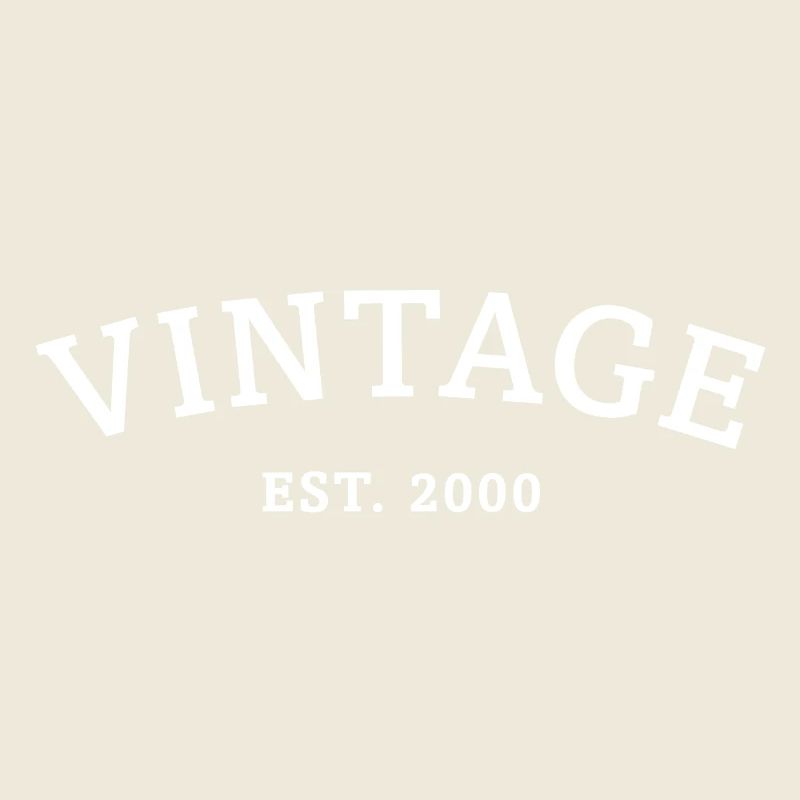 Vintage Est. 2000 Geburtstagsgeschenk