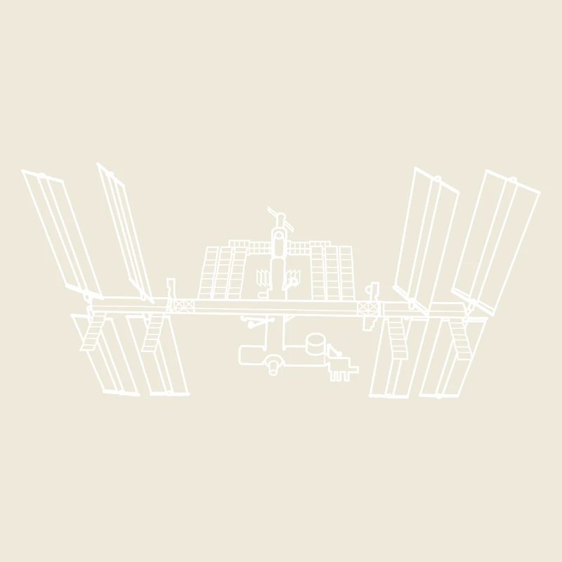 ISS - Station spatiale (blanc)