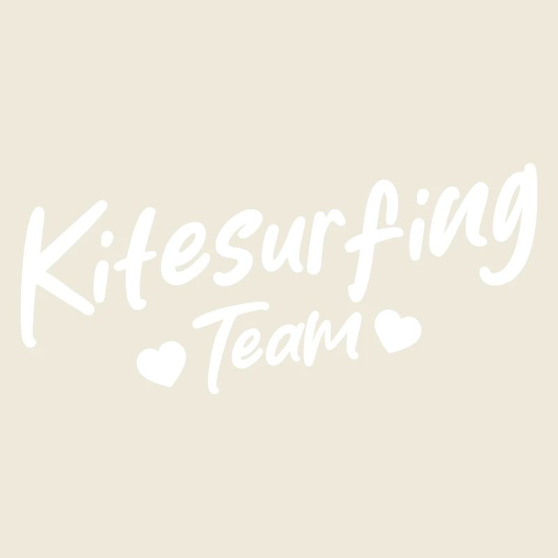 L’équipe de kitesurf Heart Love