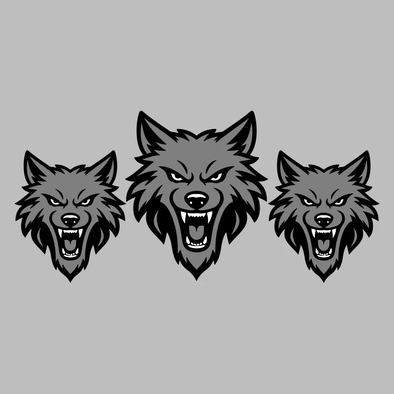 Meute d’équipe de loups