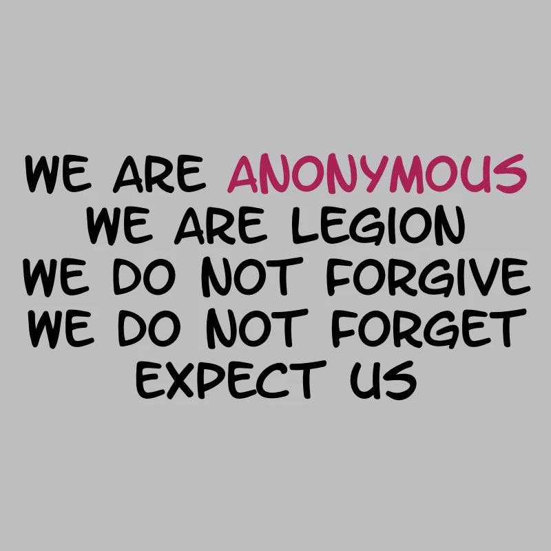 We Are Anonymous
