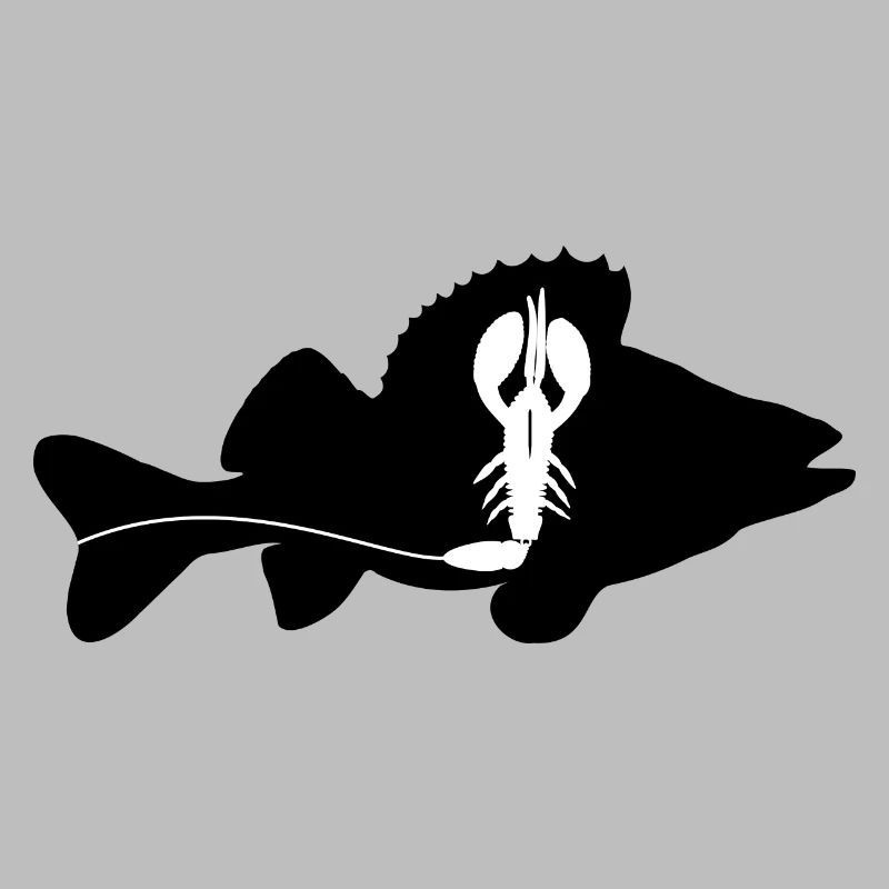 Perch with Creature Bait - black