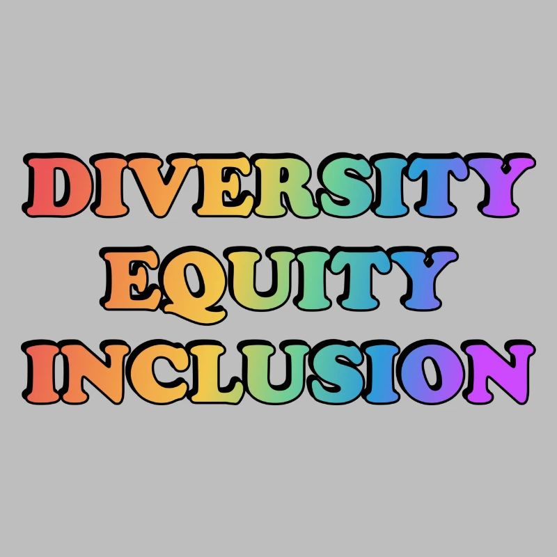 Diversity Equity Inclusion Rainbow LGBT Pride