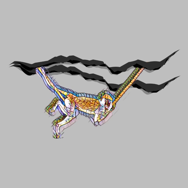 Monkey/monkey hangs out and chills