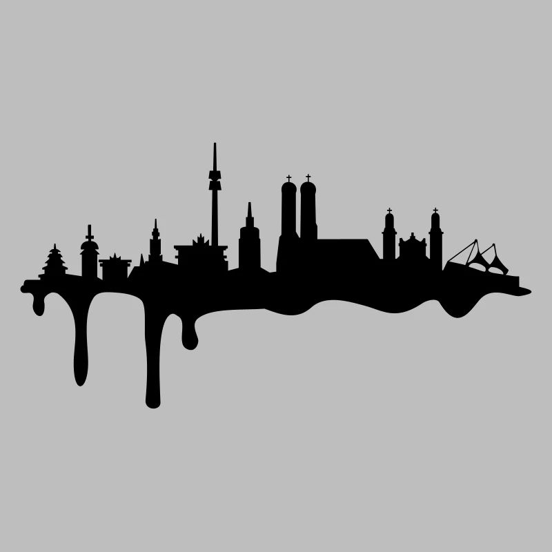 Skyline München Farbe