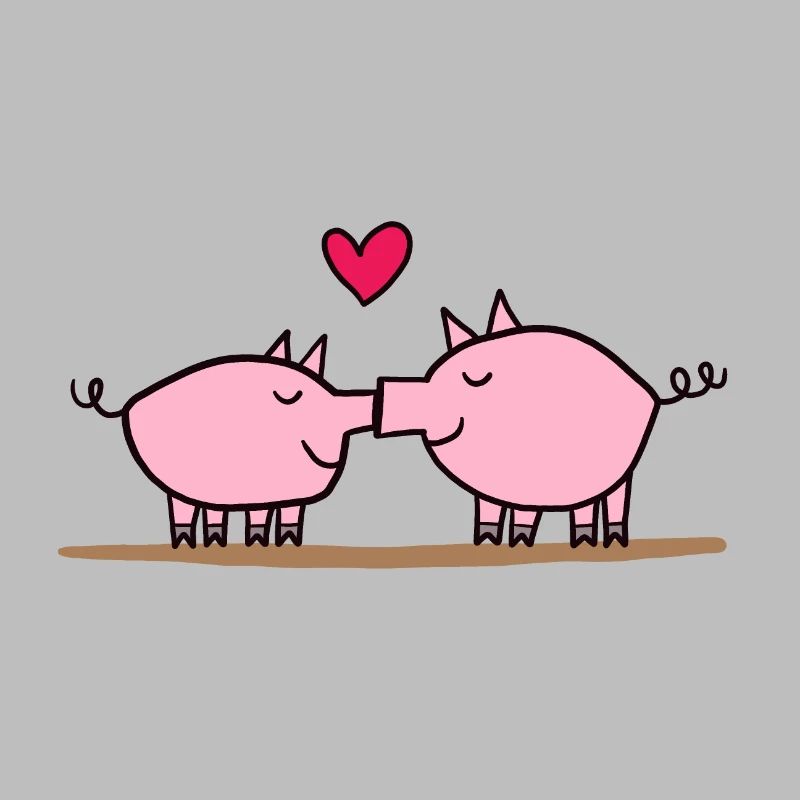 Baiser de cochon, baiser de cochons