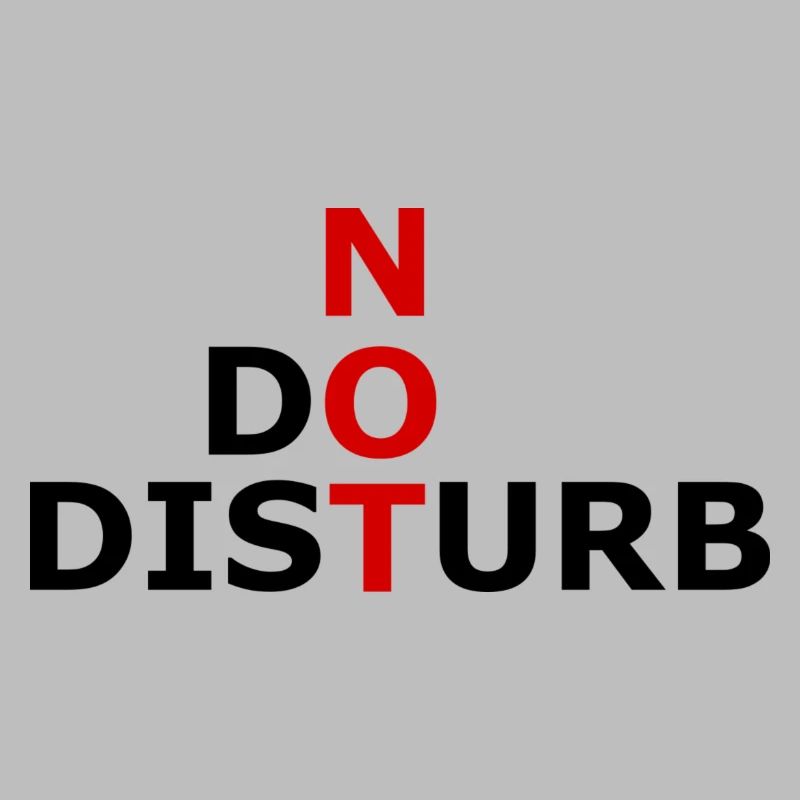 Message : Ne pas déranger